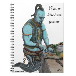 Genie Matlagning Kök Magi Spiral Anteckningsbok