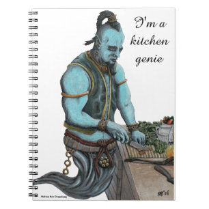 Genie Matlagning Kök Magi Spiral Anteckningsbok