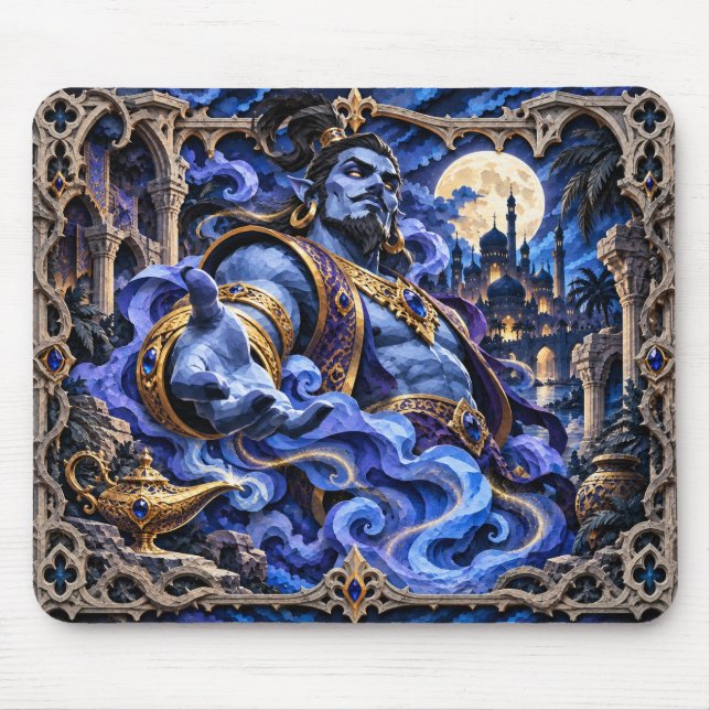 Genie, Pappersklippsmonster Musmatta (Framsidan)