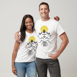 Genie Petal Hat Line Art T-Shirt