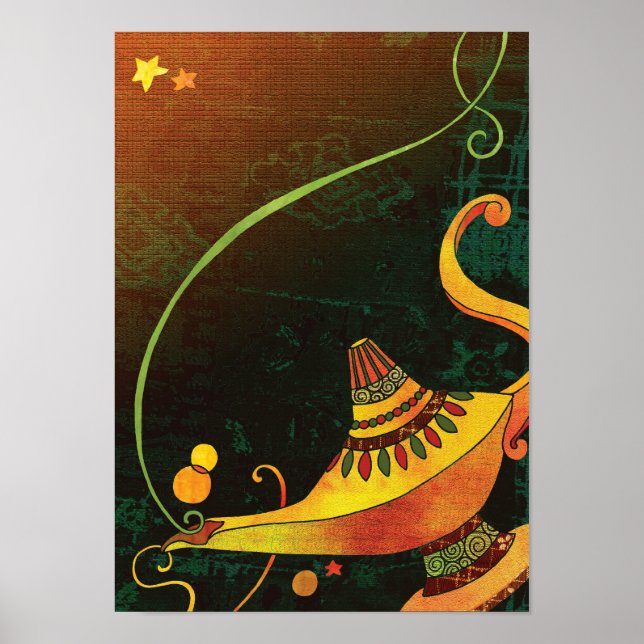 Genies lampa Poster (Framsidan)