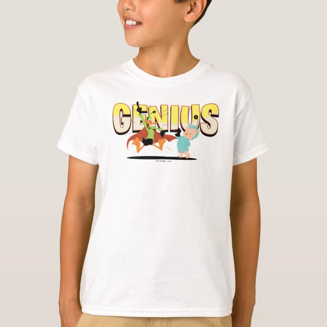 "Genius" Anka Dodgers & Eager, Young Space Cadet T Shirt (Framsida)