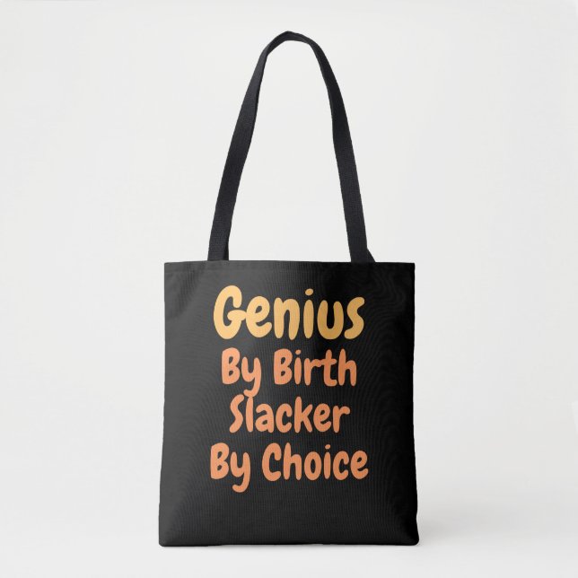 Genius by born slacker by Choice Tygkasse (Framsida)