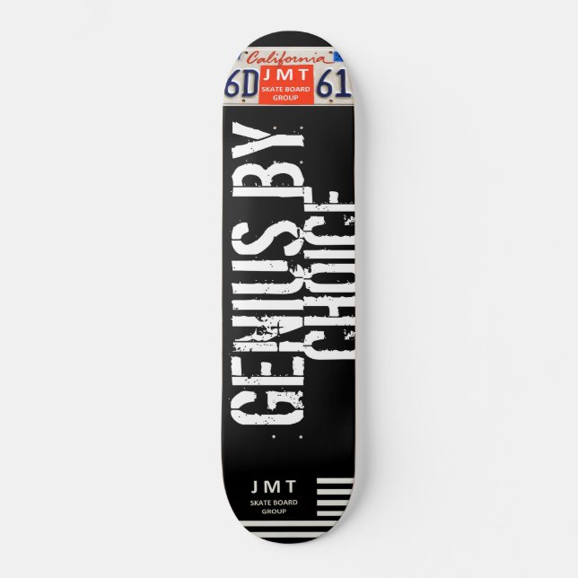 GENIUS BY CHOICE Skateboard / JMT USA (Framsida)