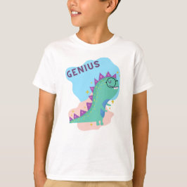 GENIUS dinosaur T Shirt