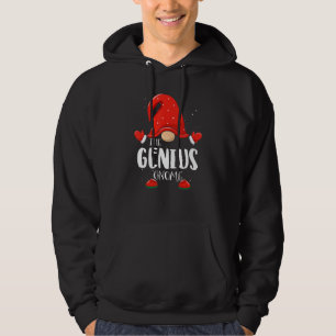 Genius Gnome Matching Family Group jul Pajam Hoodie