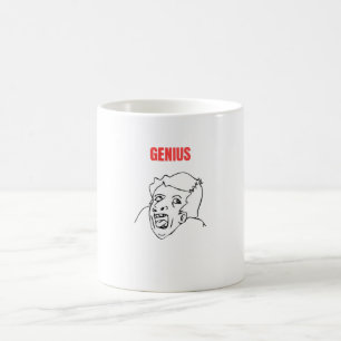 Genius Meme Kaffemugg