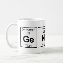GeNiUS Periodic Bord Kaffemugg