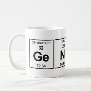GeNiUS Periodic Bord Kaffemugg