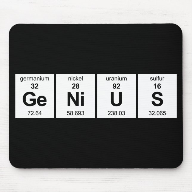 GeNiUS Periodic Bord Musmatta (Framsidan)