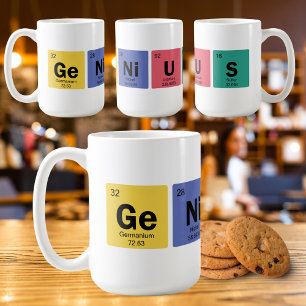 GENIUS Periodiska Bord i Inslag-symbolen Kaffemugg