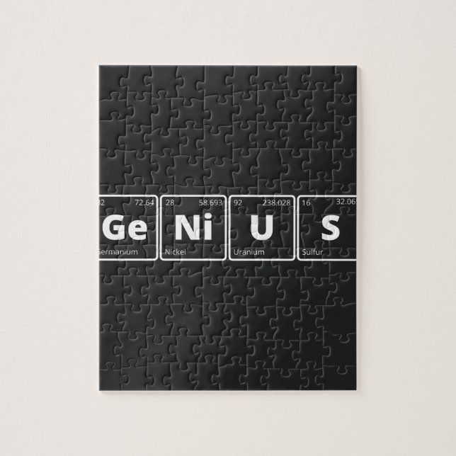 Genius - Periodiska Bord Pussel (Vertikal)