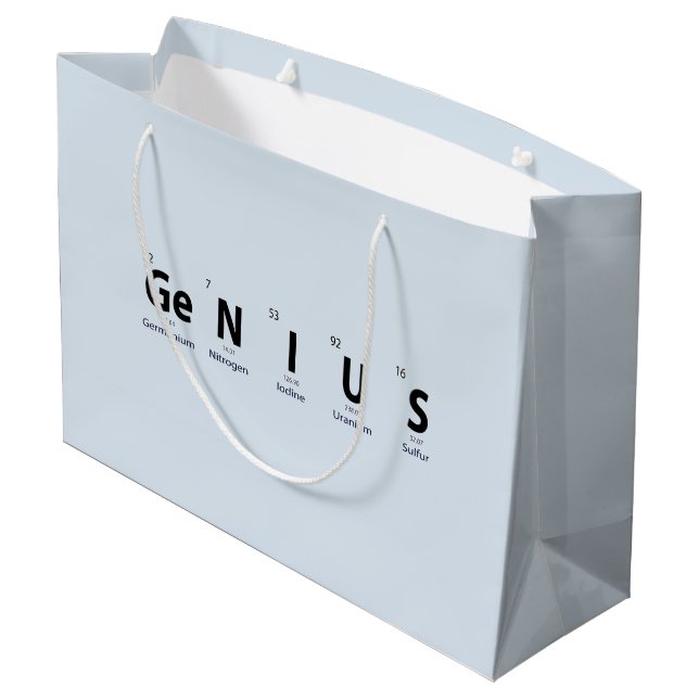 'Genius' Periodiska Systemet - Uppfriskande Ljusbl (Baksidan Vinklad)