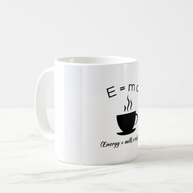 Genius Sip: E=mc² Edition Kaffemugg (Framsida vänster)