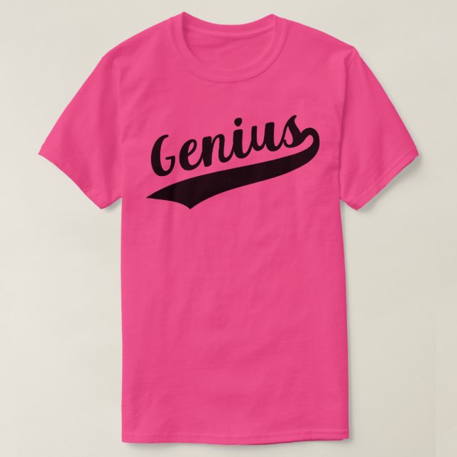 GENIUS T SHIRT (Design framsida)