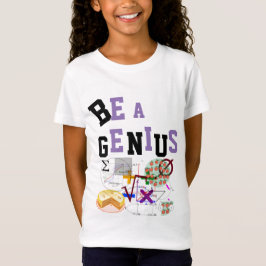 GENIUS Tshirt 4 Girls NAMN på baksidan Tröja