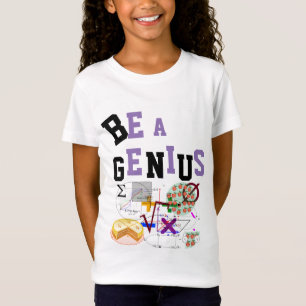 GENIUS Tshirt 4 Girls NAMN på baksidan Tröja