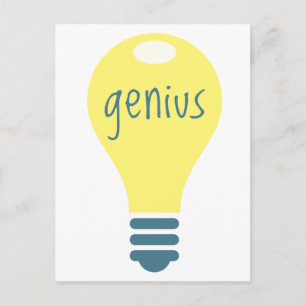 Genius Vykort
