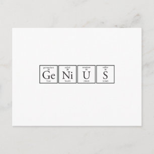 Genius Vykort