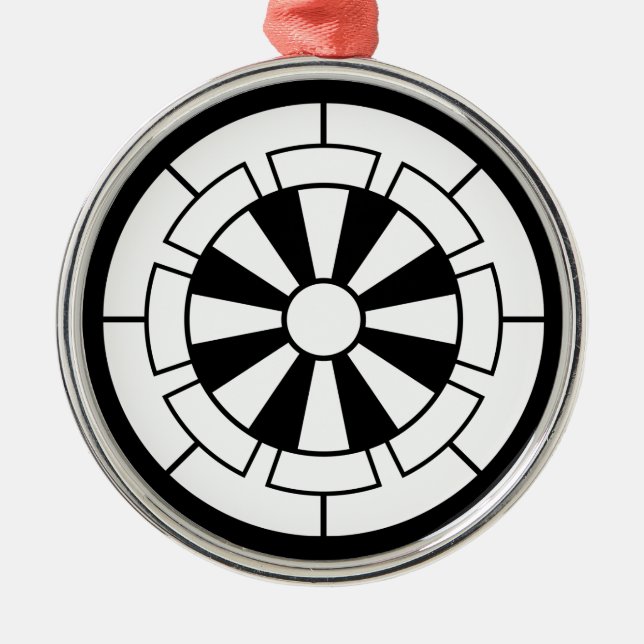 Genji cart julgransprydnad metall (Framsidan)