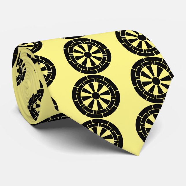 Genji kärr halsduk slips (Rullad)