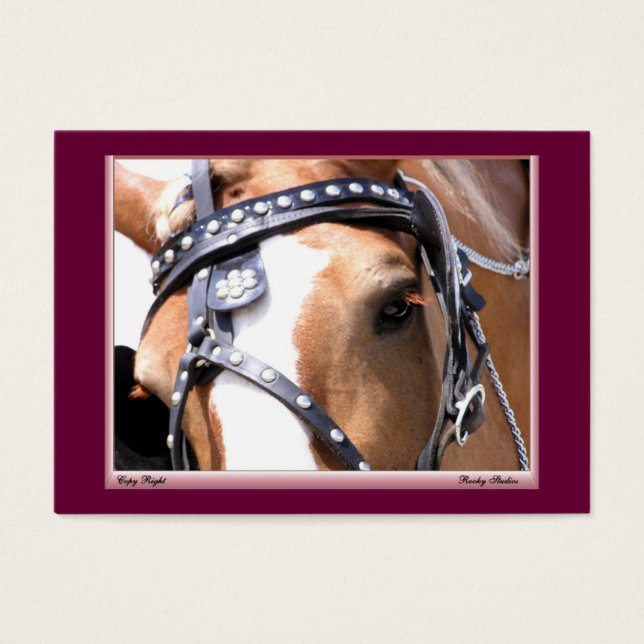 Genle Giant Profile Card, Anpassade 1 Visitkort (Framsidan)