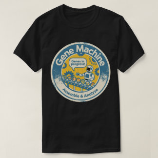 Genmaskin Montering av Framtidens Bioinformatik T Shirt