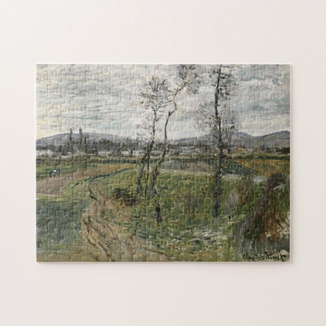 Gennevilliers Plain Monet Fine Art Pussel (Horisontell)