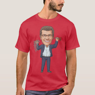 Geno Auriemma Styckning av nät T Shirt