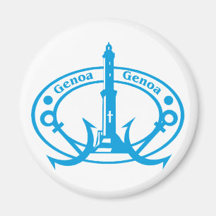 Genoa frimärke magnet
