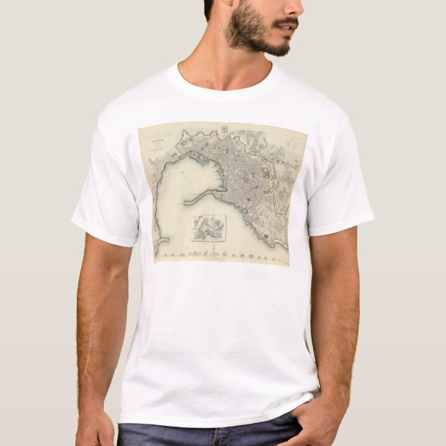 Genoa Genova gener Tee Shirt (Framsida)