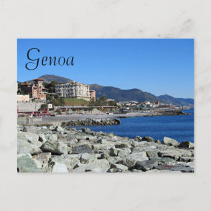 Genoa Kusten Vykort