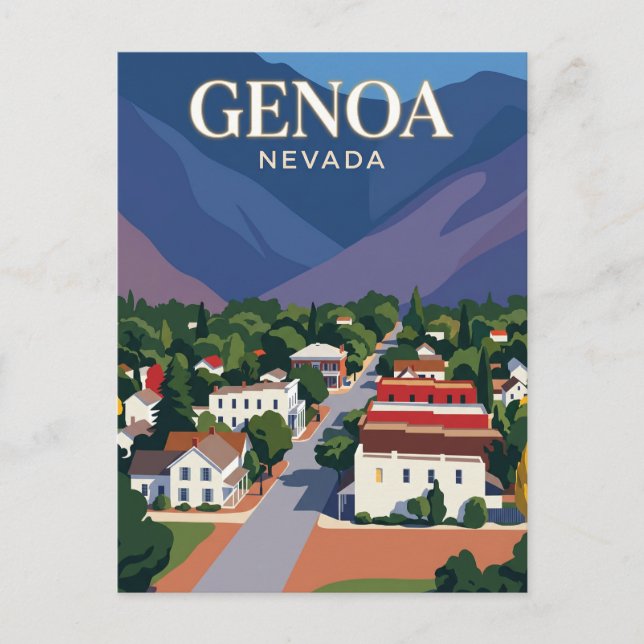 Genoa USA Vykort (Framsida)