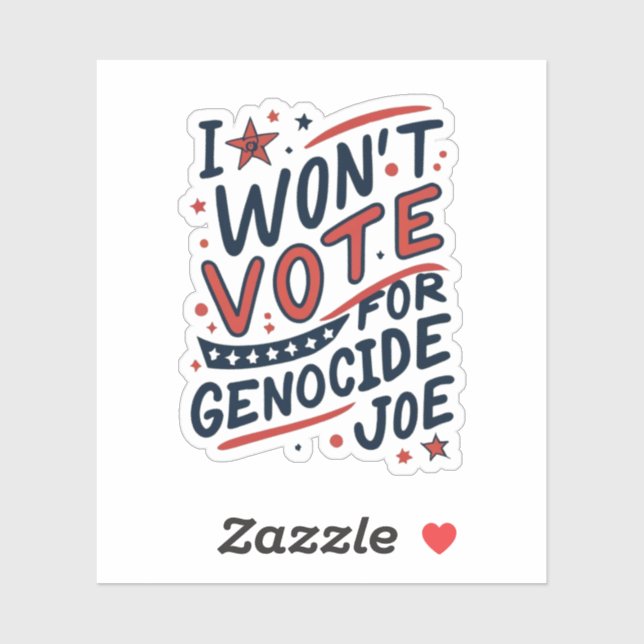 GENOCIDE JOE STICKER KLISTERMÄRKEN (Ark)