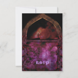 Genom Arch Goth Bröllop OSA Kort