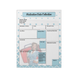 Genom att sjuksköterskeskola_ insamling av medicin anteckningsblock