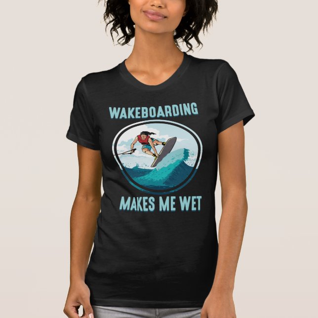 Genom att ta med sig väktaren får jag blöt Vatten  T Shirt (Framsida)