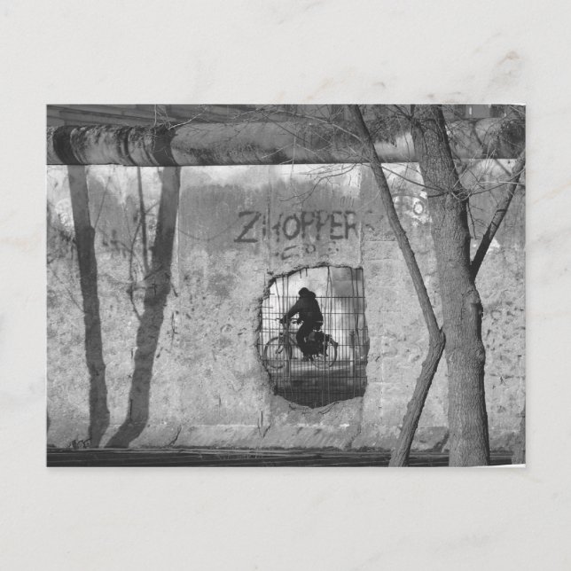 Genom Berlinmuren III Vykort (Framsida)