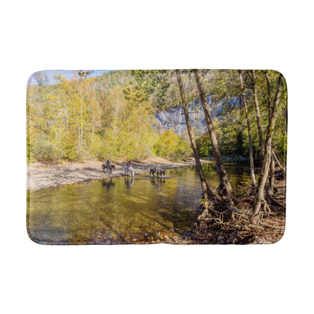 genom Buffalo-floden Bath Mat Badrumsmatta (Framsidan)