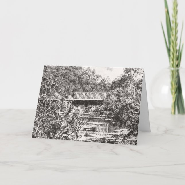 Genom Bustling City.. Tack Kort (Framsida)