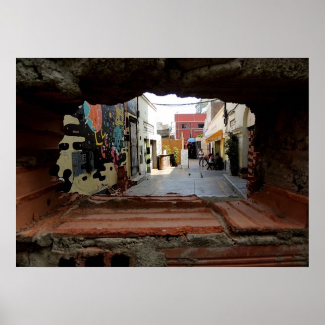 Genom bygget poster (Framsidan)