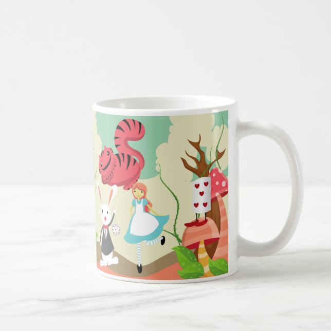 Genom det Tittar glaset Kaffemugg (Höger)