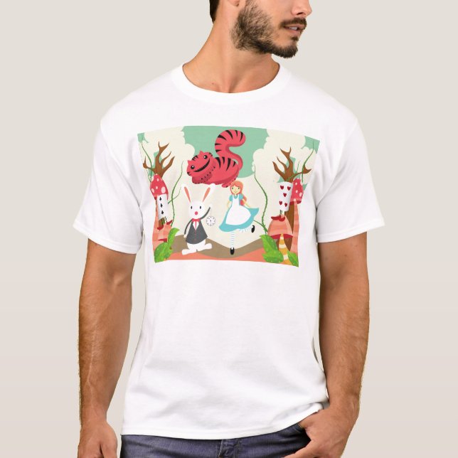 Genom det Tittar glaset T Shirt (Framsida)