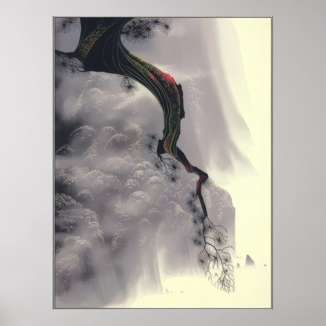 Genom dimman - 1997; USA  Eyvind Earl Poster (Framsidan)