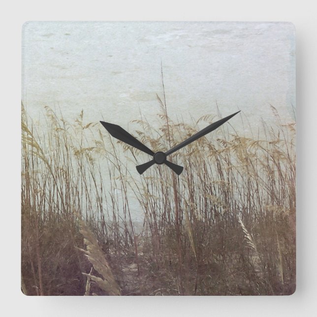 Genom Dunes II Fyrkantig Klocka (Framsida)