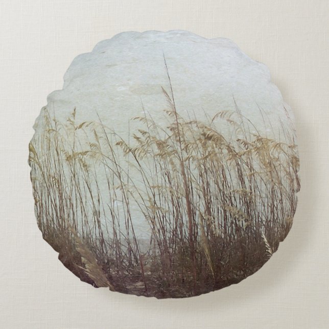 Genom Dunes II Rund Kudde (Framsidan)