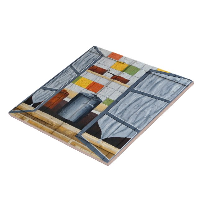 Genom en Fransk. Kakelplatta (Sidan)