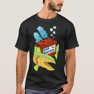 genom ett bilbatteri i havet. t shirt
