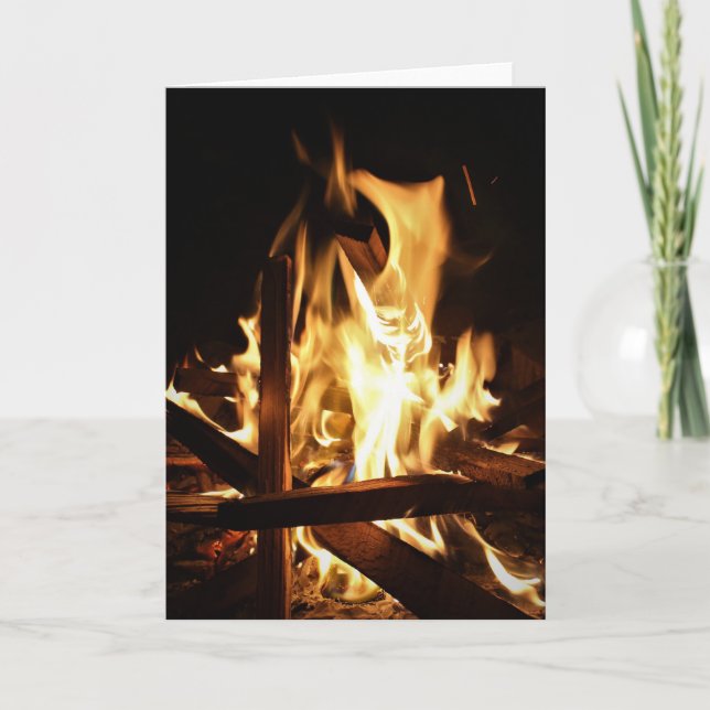 Genom flamman kort (Framsida)