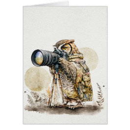 Genom glaset hälsningskort